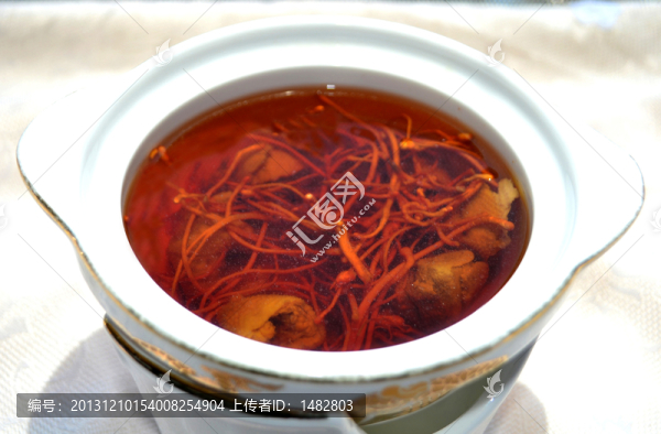 蟲草花湯