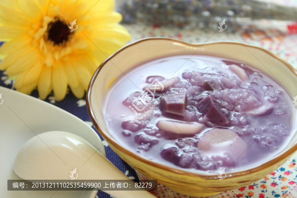 山藥紫薯粥