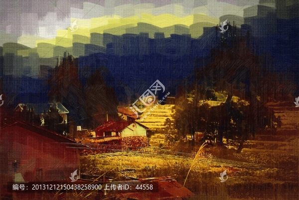 鄉(xiāng)村油畫