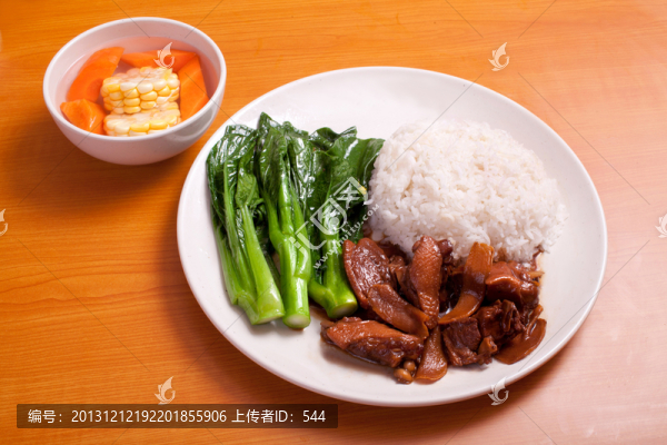 姜片雞肉套餐