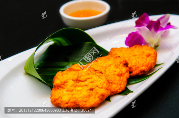 香葉魚餅