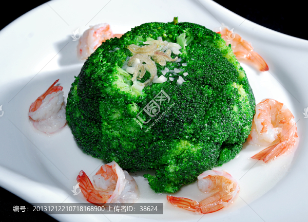 鮮蝦西蘭花