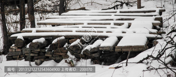 冬日大雪