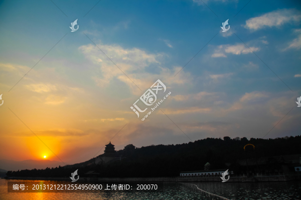 頤和園落日