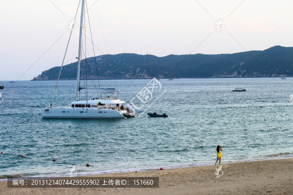海南三亞亞龍灣沙灘