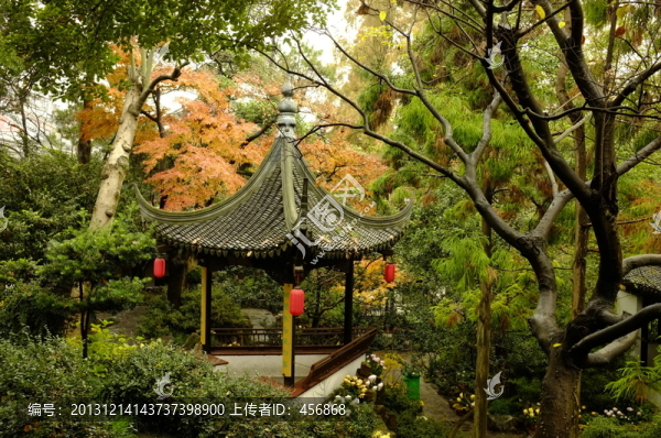 曲水園秋景