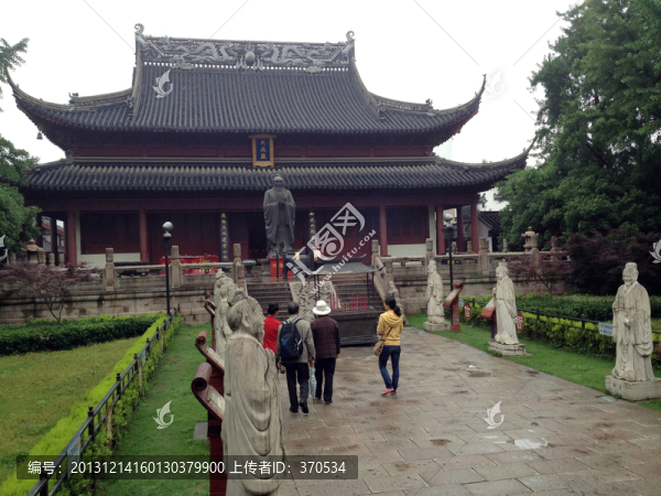 夫子廟,雕塑,雕像,中式建筑
