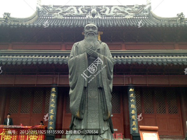 夫子廟,孔子,雕塑,雕像