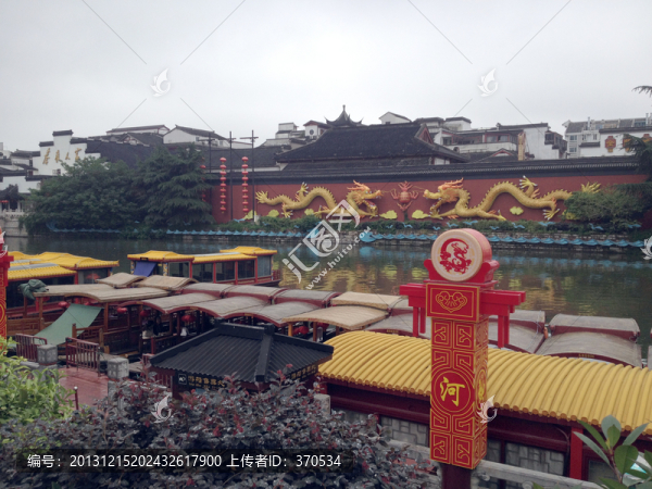 南京夫子廟,商業(yè)街,旅游景點