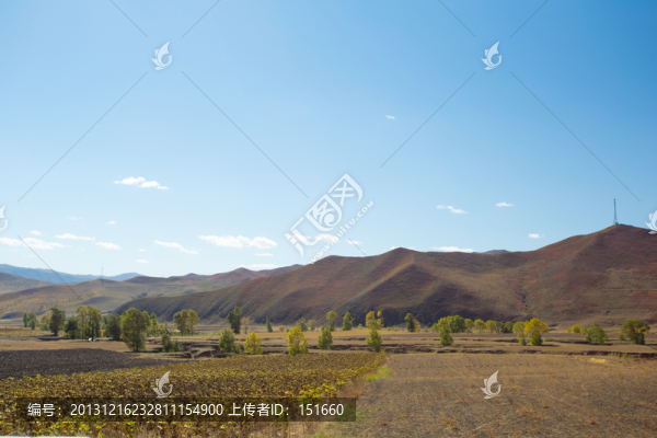 內(nèi)蒙赤峰田野秋色