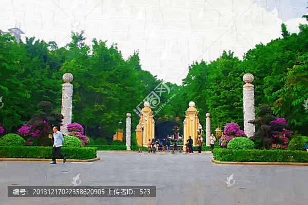風景裝飾畫