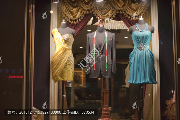 時(shí)尚購物,櫥窗,服飾