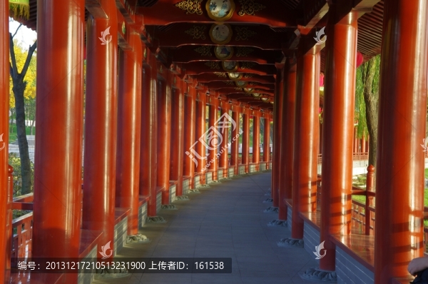 西安大唐芙蓉園,,長廊