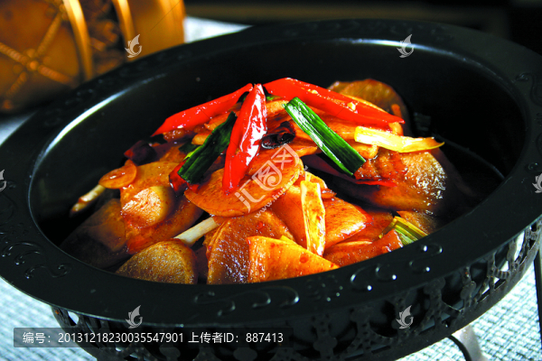 干鍋五花蘿卜