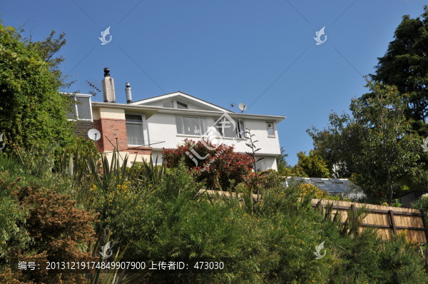 風景,美麗,別墅,建筑,景觀