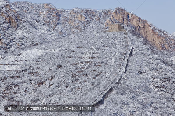 長(zhǎng)城雪景