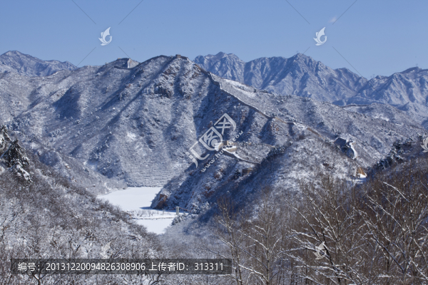 長城雪景