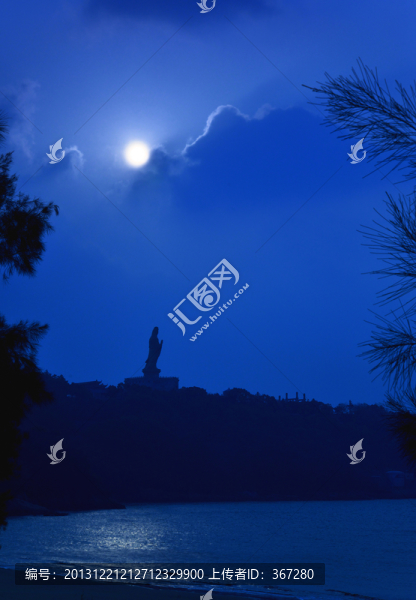 南海觀音夜景