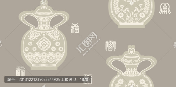 分層中式花卉圖案設(shè)計