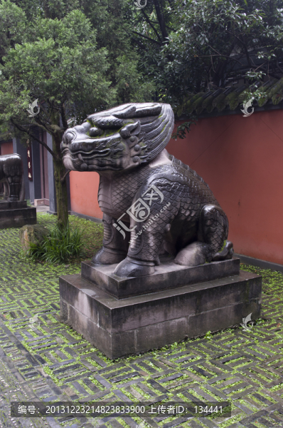成都武侯祠,獅子