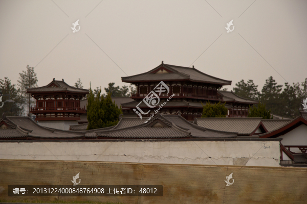 大明宮宮殿遠(yuǎn)景