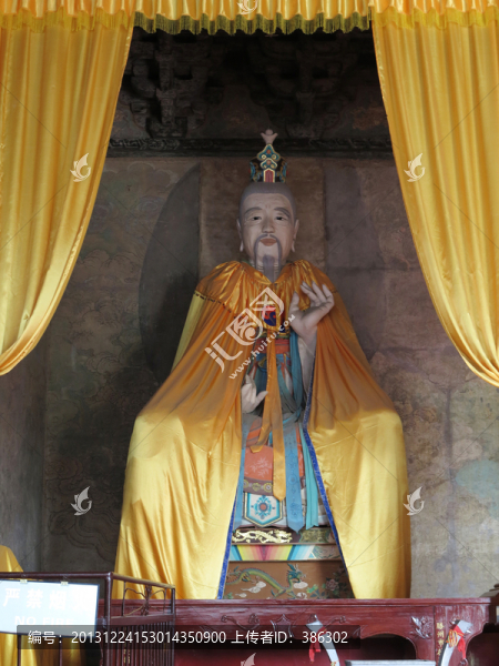 永樂宮三清殿雕像