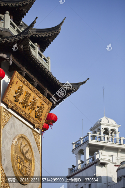 上海,豫園老街,傳統(tǒng)建筑