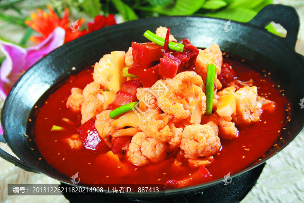 干鍋菜花紅燒肉