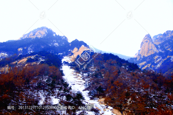 大山的冬天