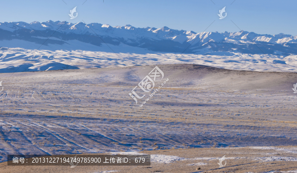 荒原,雪痕