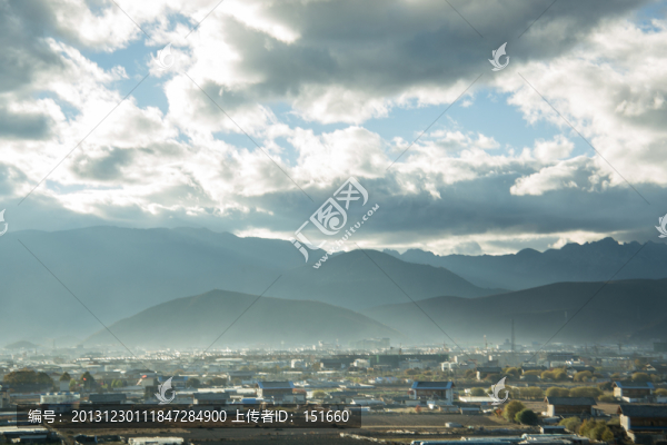 云南香格里拉清晨