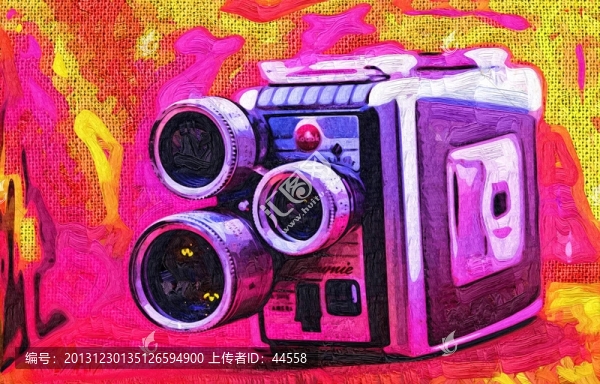 油畫,照相機(jī)