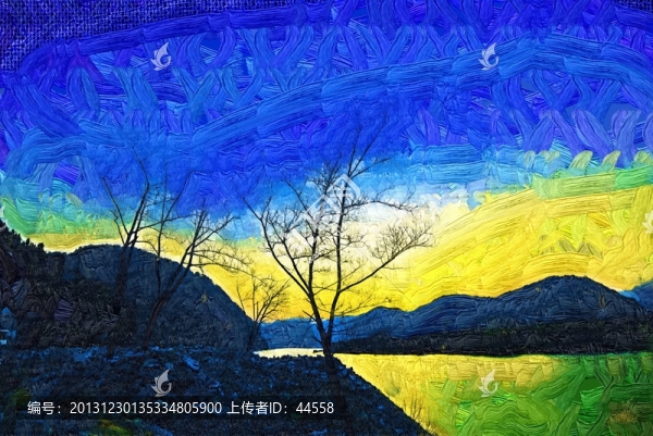 風景油畫,山水畫