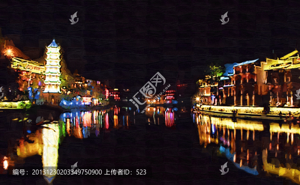 江景夜色