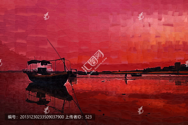 海上風景畫