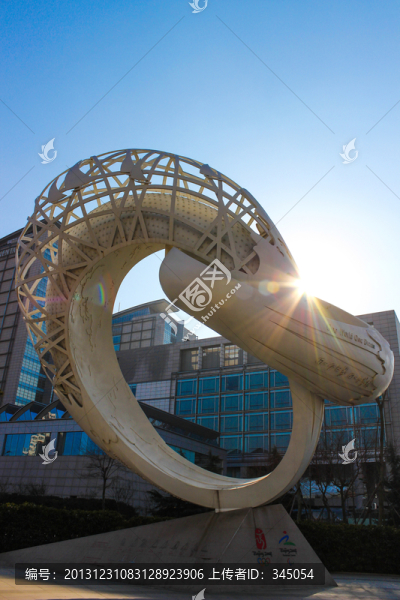 旅游城市,青島奧帆基地雕塑