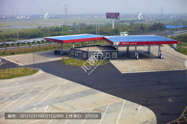 加油站,現(xiàn)代建筑,高速公路服務(wù)