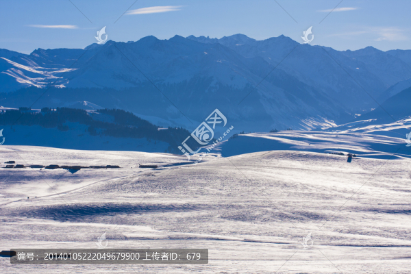 雪山,,藍(lán)天