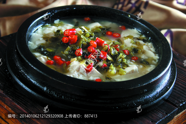 酸菜豆花