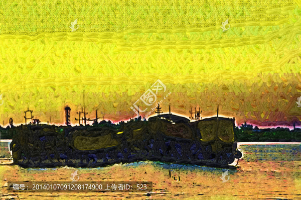 船油畫