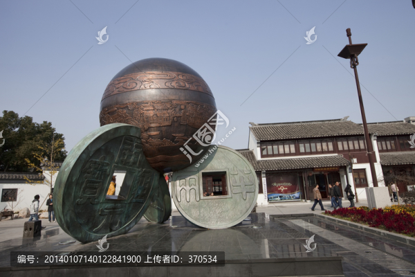 蘇州,甪直古鎮(zhèn),江南,民俗雕塑