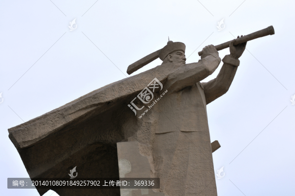 劉公島北洋水師雕像