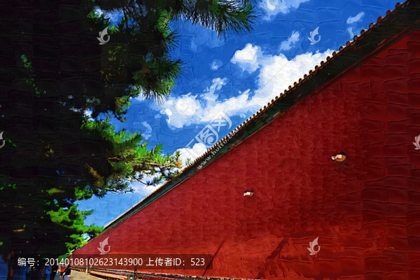 紅墻油畫