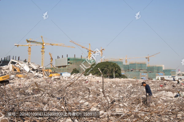 建筑工地,深圳都市風(fēng)光