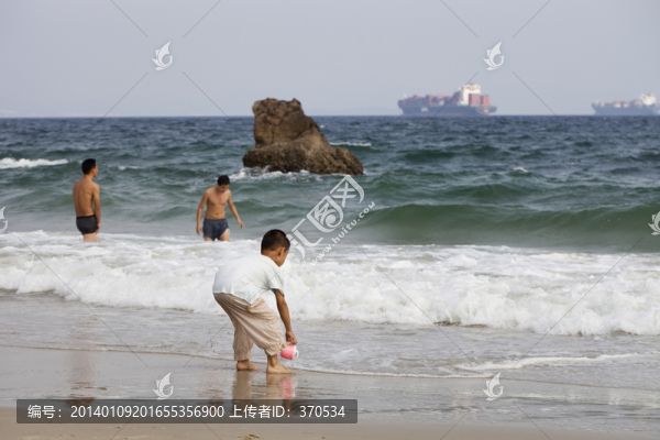 海邊,大海,海浪,沙灘,深圳