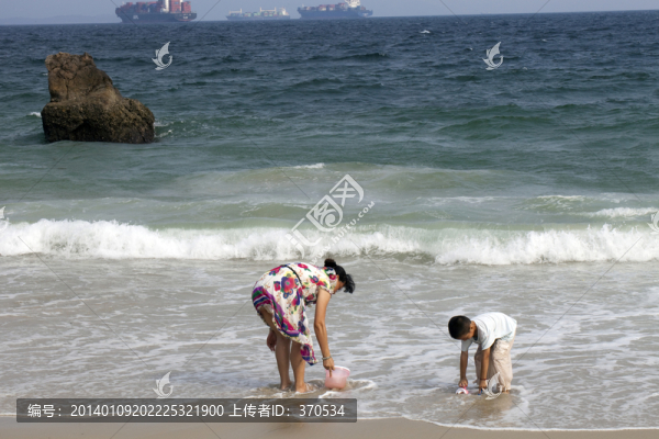 海邊,大海,海浪,沙灘,深圳