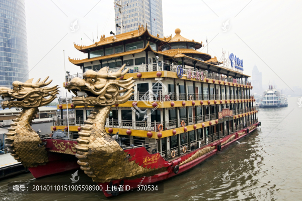 上海外灘,外灘游輪,游船,浦江