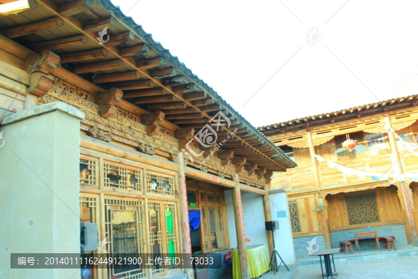 中華民族園民俗建筑,民俗,土族