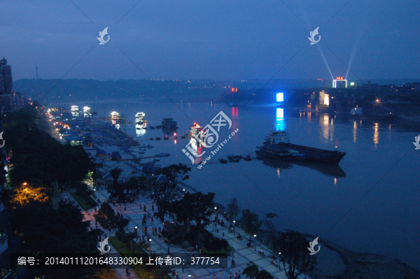長江夜色
