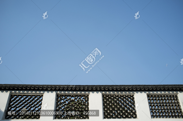 圍墻,天空,藍天